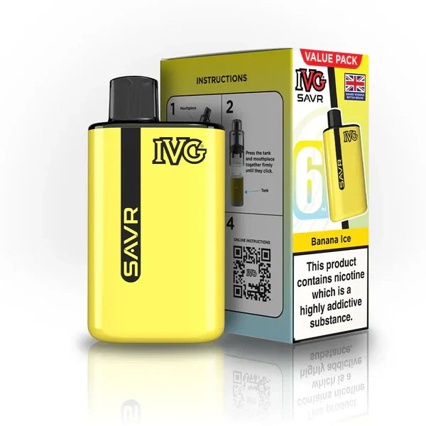 IVG SAVR Prefilled Pod Vape Kit TPD Compliant | Only £5.99 | Any 3 For £18 | only £5.99 | Cheapest Vape Shop in Uk