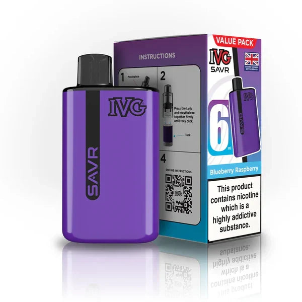 IVG SAVR Prefilled Pod Vape Kit TPD Compliant | Only £5.99 | Any 3 For £18 | only £5.99 | Cheapest Vape Shop in Uk
