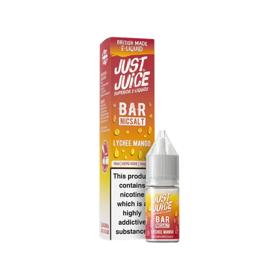 Just Juice Bar Nic Salt E-Liquid – All Flavours 10ml (5mg / 10mg / 20mg) | only £3.99 | Cheapest Vape Shop in Uk