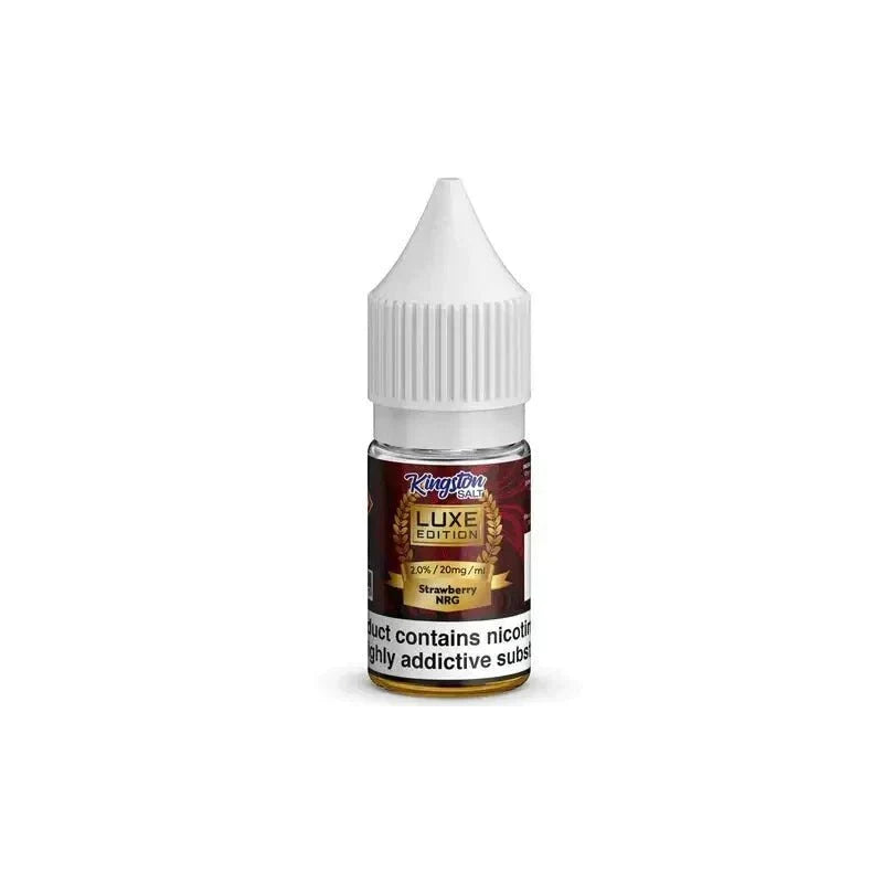Kingston Salt Luxe Edition E-Liquids Nic Salt-10ml- Box of 10 - Strawberry NRG -Vape Area UK