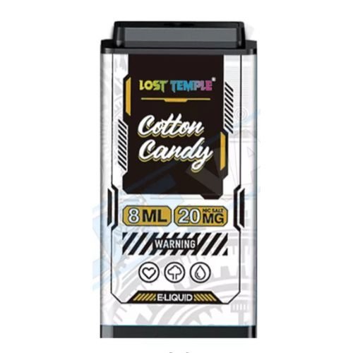 Lost Temple 3500 Puff Replacement Pods Cartridge - 20mg Nicotine - Cotton Candy -Vape Area UK