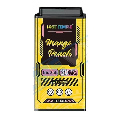 Lost Temple 3500 Puff Replacement Pods Cartridge - 20mg Nicotine - Mango Peach -Vape Area UK