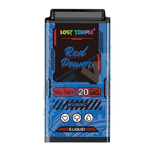 Lost Temple 3500 Puff Replacement Pods Cartridge - 20mg Nicotine - Red Power -Vape Area UK