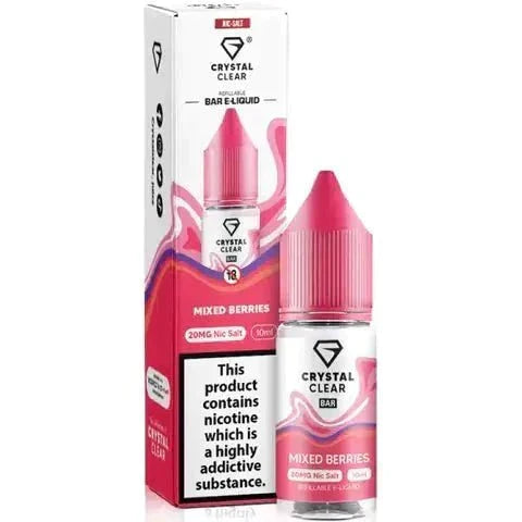 Crystal Clear Nic Salts 10ml | only £3.99 | Cheapest Vape Shop in Uk