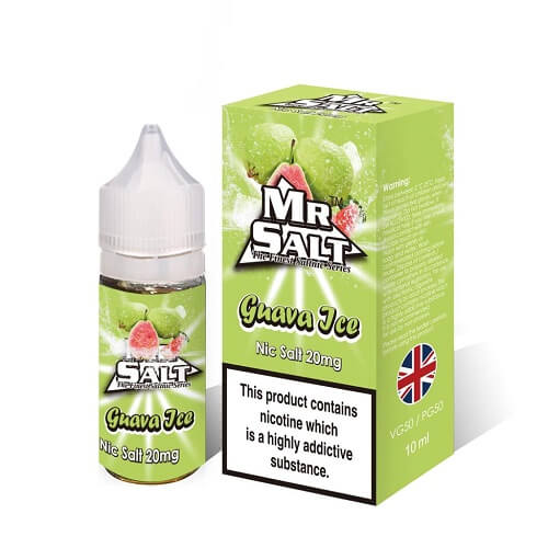 Mr Salt 10ml Nic Salt E-liquid - Pack of 10 - Guava Ice -Vape Area UK