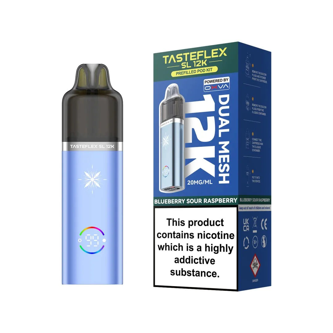 Oxva Tasteflex SL 12K Puffs Prefilled Pod Kit | Up to 12000 Puffs| Only £10.99 || Cheapest Vape Shop in Uk