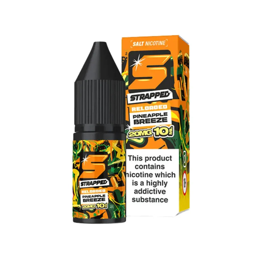 Strapped Reloaded Nic Salt UK Box of 10 | only £24.29 | Cheapest Vape Shop in Uk