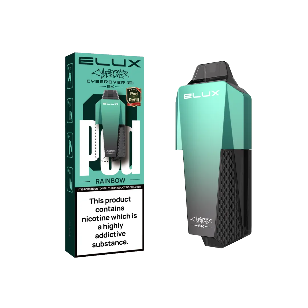 Elux Cyberover 6000 Prefilled Pods | Only £6.99 | Any 3 For £18.99 | only £6.99 | Cheapest Vape Shop in Uk