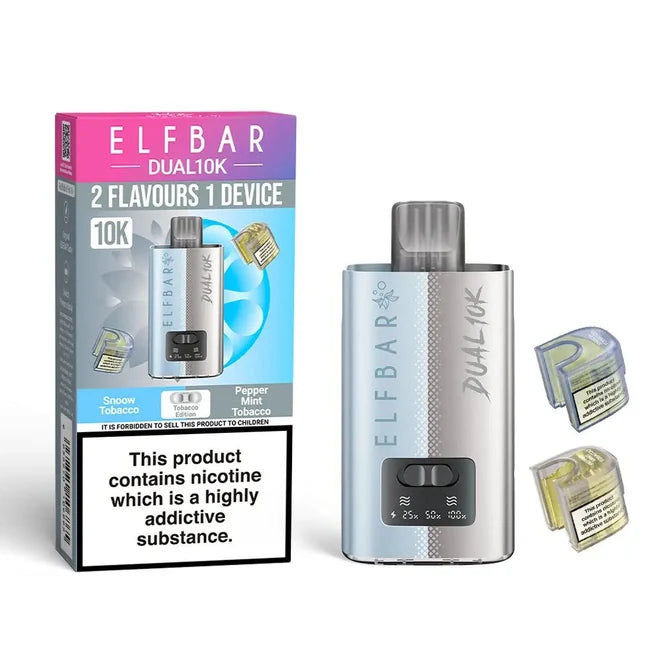 Elf Bar Dual 10K Puffs Prefilled Pod Kit | 2 in 1 Vape | only £8.99 | Cheapest Vape Shop in Uk