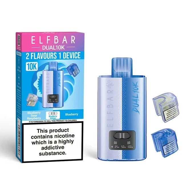 Elf Bar Dual 10K Puffs Prefilled Pod Kit | 2 in 1 Vape | only £8.99 | Cheapest Vape Shop in Uk