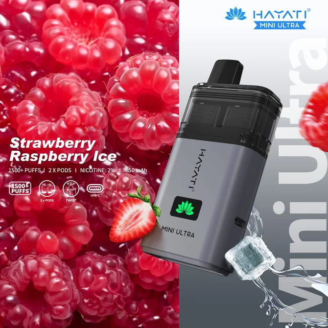 Hayati Mini Ultra 1500 Prefilled Pod Kit | Up to 1500 Puffs| only £5.99 | Cheapest Vape Shop in Uk