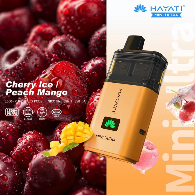 Hayati Mini Ultra 1500 Prefilled Pod Kit | Up to 1500 Puffs| only £5.99 | Cheapest Vape Shop in Uk