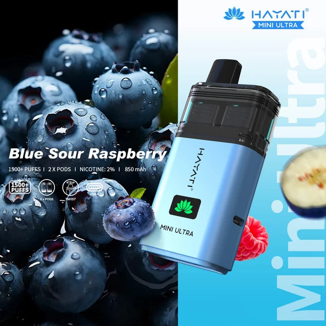 Hayati Mini Ultra 1500 Prefilled Pod Kit | Up to 1500 Puffs| only £5.99 | Cheapest Vape Shop in Uk