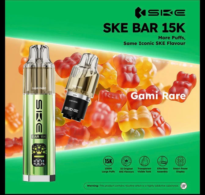 SKE Bar 15K Prefilled Pod Kit | Up to 15000 Puffs| only £9.99 | Cheapest Vape Shop in Uk