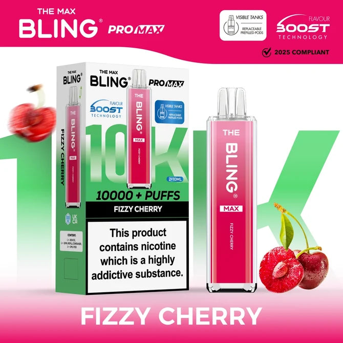 The Crystal Bling Max 10000 Prefilled Pod Kit | £8.99 | Up to 10,000 Puffs |Cheapest Vape Shop in Uk