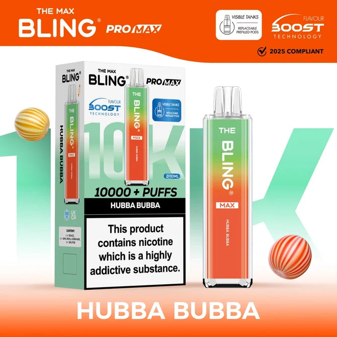 The Crystal Bling Max 10000 Prefilled Pod Kit | £8.99 | Up to 10,000 Puffs |Cheapest Vape Shop in Uk