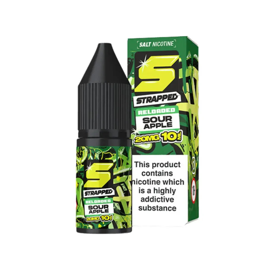 Strapped Reloaded Nic Salt UK Box of 10 | only £24.29 | Cheapest Vape Shop in Uk