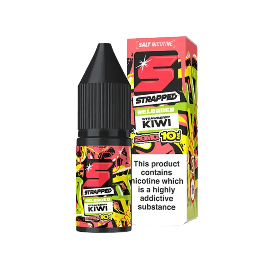 Strapped Reloaded Nic Salt UK Box of 10 | only £24.29 | Cheapest Vape Shop in Uk