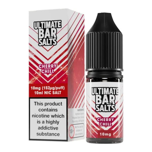 Ultimate Bar Salt 10ml E-liquids Nic Salts - Box of 10 - Cherry Chill -Vape Area UK