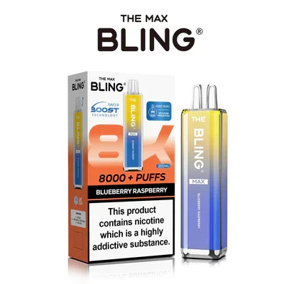 The Crystal Bling Max 8000 Puffs Prefilled Pod Kit -Box of 5 | only £39.99 | Cheapest Vape Shop in Uk