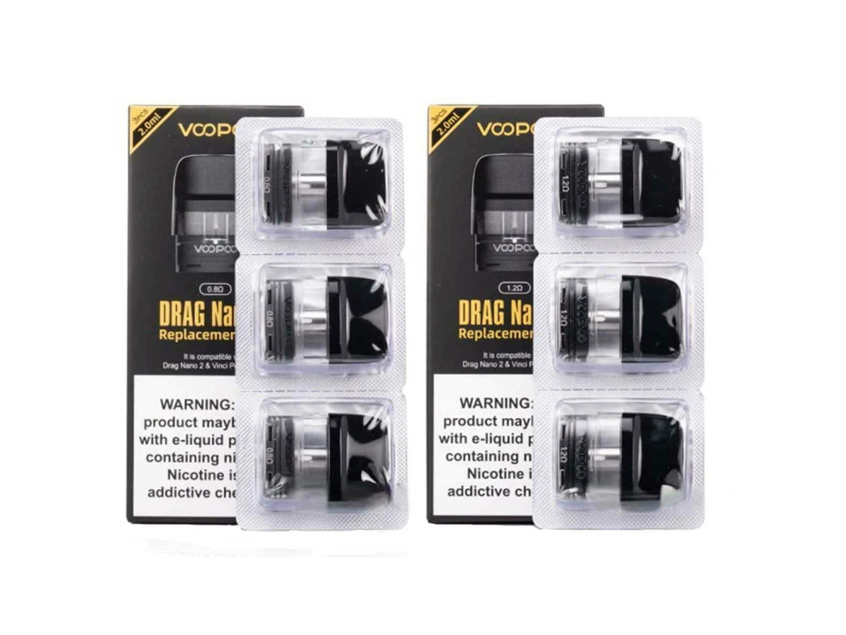 Voopoo Drag Nano 2 Replacement Pod (3 PACK) | only £11.99 | Cheapest Vape Shop in Uk