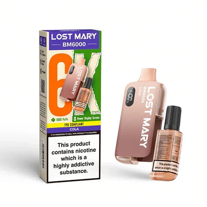 Lost Mary BM6000 Prefilled Vape Box of 10 | only £85 | Cheapest Vape Shop in Uk