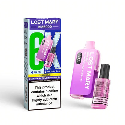 Lost Mary BM6000 Prefilled Vape Box of 10 | only £85 | Cheapest Vape Shop in Uk