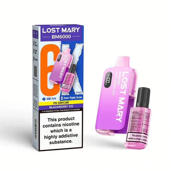 Lost Mary BM6000 Prefilled Vape Box of 10 | only £85 | Cheapest Vape Shop in Uk