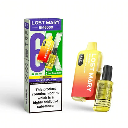 Lost Mary BM6000 Prefilled Vape Box of 10 | only £85 | Cheapest Vape Shop in Uk