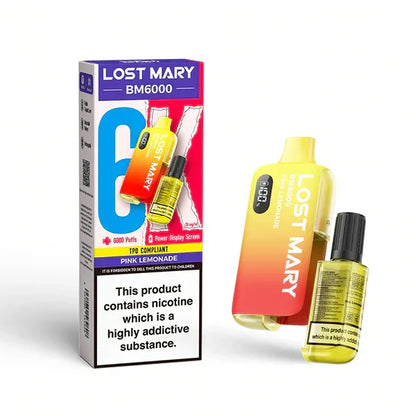 Lost Mary BM6000 Prefilled Vape Box of 10 | only £85 | Cheapest Vape Shop in Uk