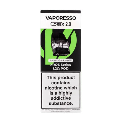 Vaporesso XROS COREX 2.0 Replacement Pods - Pack of 4 | only £9.95 | Cheapest Vape Shop in Uk