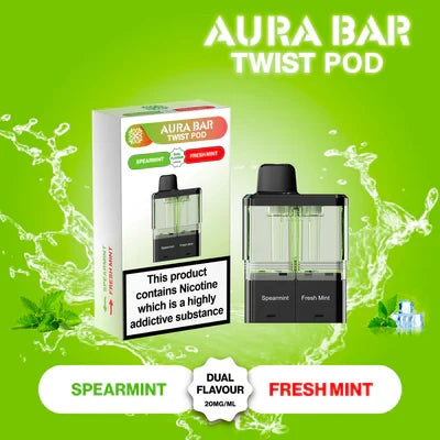 Aura Bar Twist 40k Puffs Pre-Filled Pods | Only £7.49 | Any 3 For £20.99 | only £7.49 | Cheapest Vape Shop in Uk