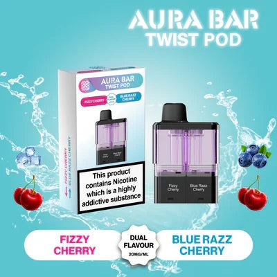 Aura Bar Twist 40k Puffs Pre-Filled Pods | Only £7.49 | Any 3 For £20.99 | only £7.49 | Cheapest Vape Shop in Uk