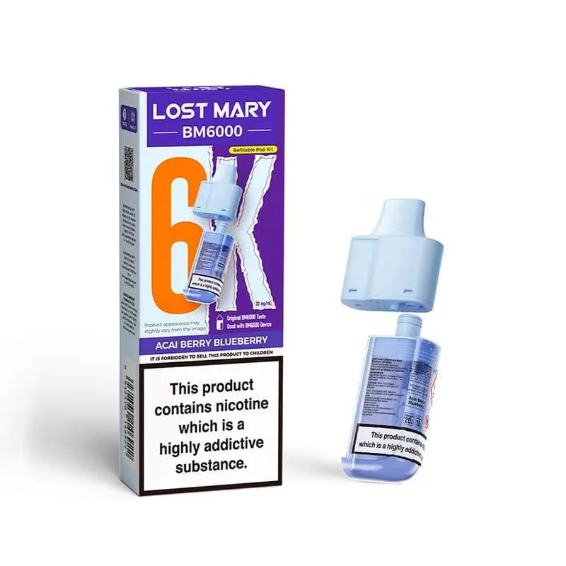 Lost Mary BM6000 Prefilled Vape Pods - Box of 10 | only £52 | Cheapest Vape Shop in Uk
