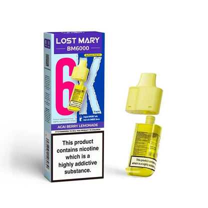 Lost Mary BM6000 Prefilled Vape Pods - Box of 10 | only £52 | Cheapest Vape Shop in Uk