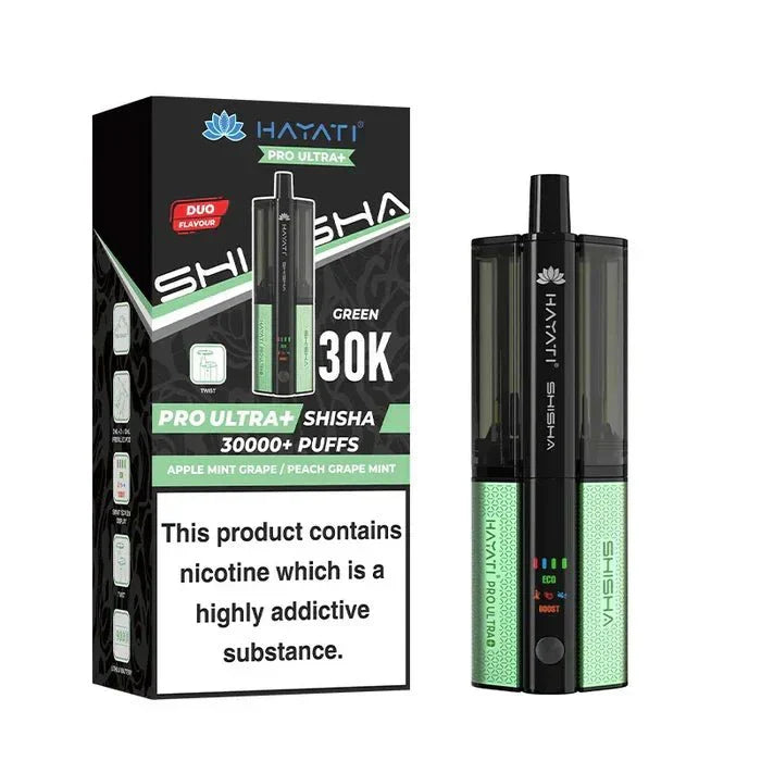 Hayati Pro Ultra Plus Shisha 30K Prefilled Pod Kit| £11.99 | 3 For £33 | only £11.99 | Cheapest Vape Shop in Uk