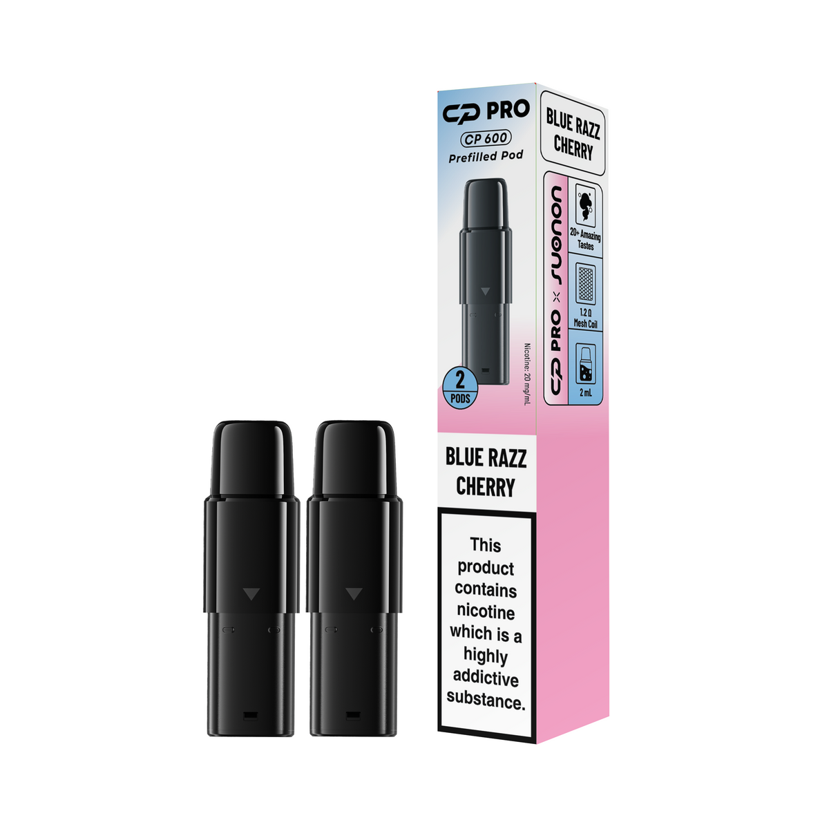 CP Pro 600 Prefilled Pods (Pack of 2) | only £3.99 | Cheapest Vape Shop in Uk