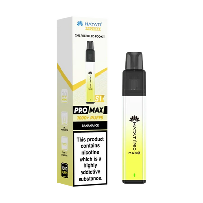 Hayati Pro Max S1 1000+ Puff Pre-Filled Pod Kit | only £5.99 | Cheapest Vape Shop in Uk
