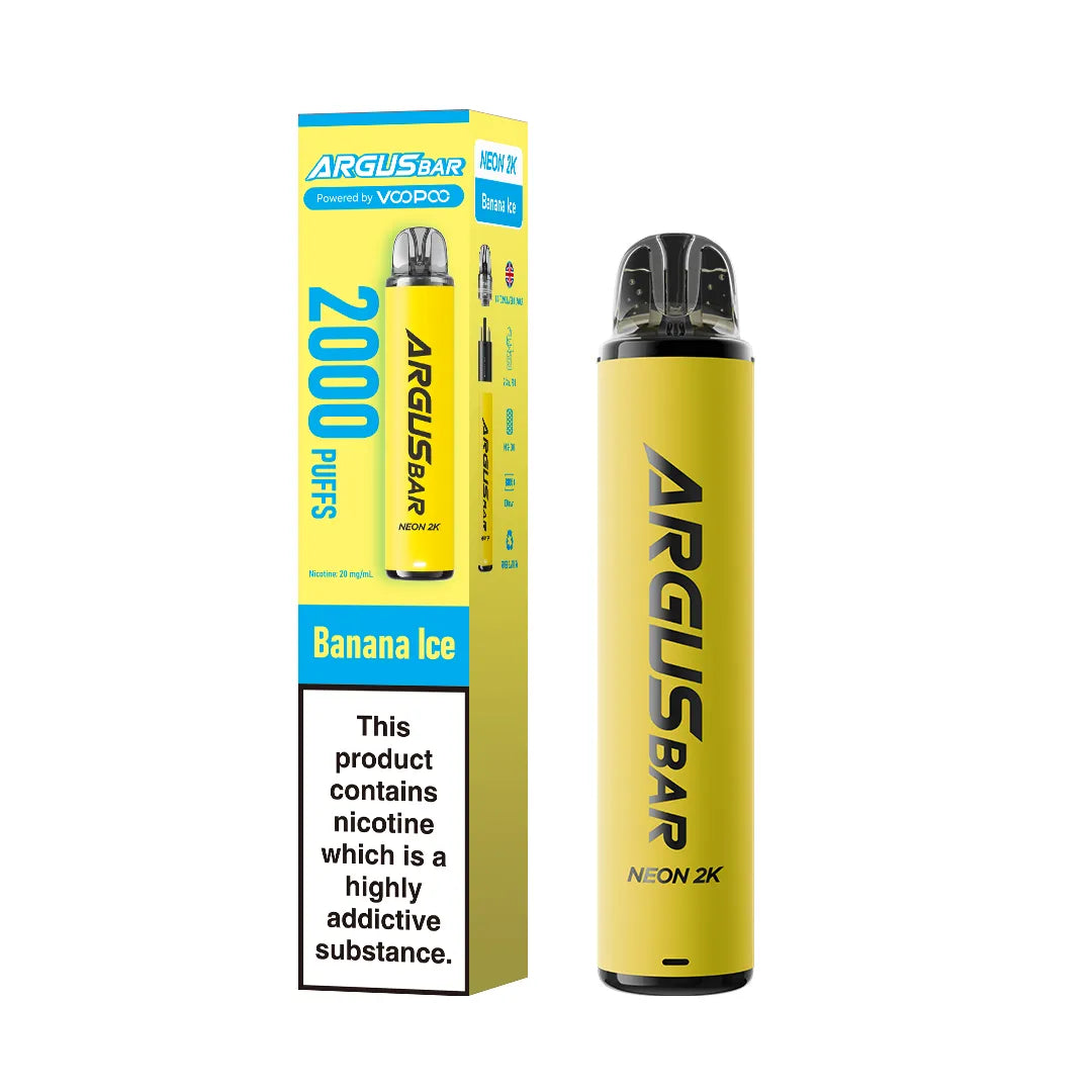 VooPoo Argus Bar Neon 2K Prefilled Kit | only £6.99 | Cheapest Vape Shop in Uk