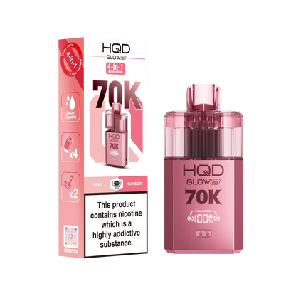 HQD Glow Air 70K Pod Vape Kit | only £15.99 | Cheapest Vape Shop in Uk