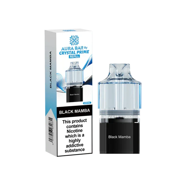 Crystal Prime Aura Bar 10k Replacement Pods - Box of 10 | only £47.25 | Cheapest Vape Shop in Uk