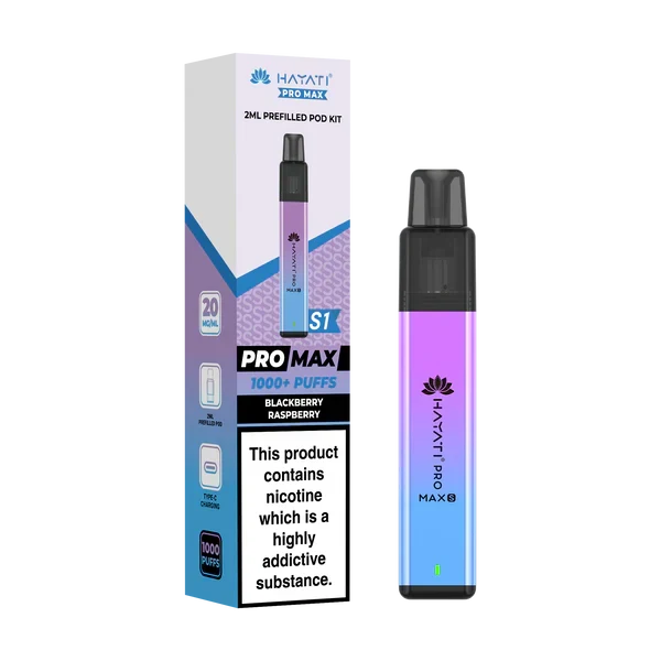 Hayati Pro Max S1 1000+ Puff Pre-Filled Pod Kit - Box of 10 | only £39.99 | Cheapest Vape Shop in Uk