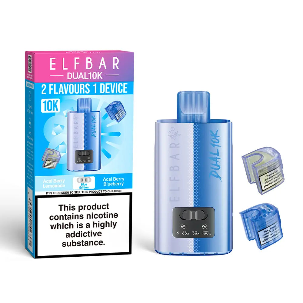 Elf Bar Dual 10K Prefilled Vape | only £8.99 | Cheapest Vape Shop in Uk