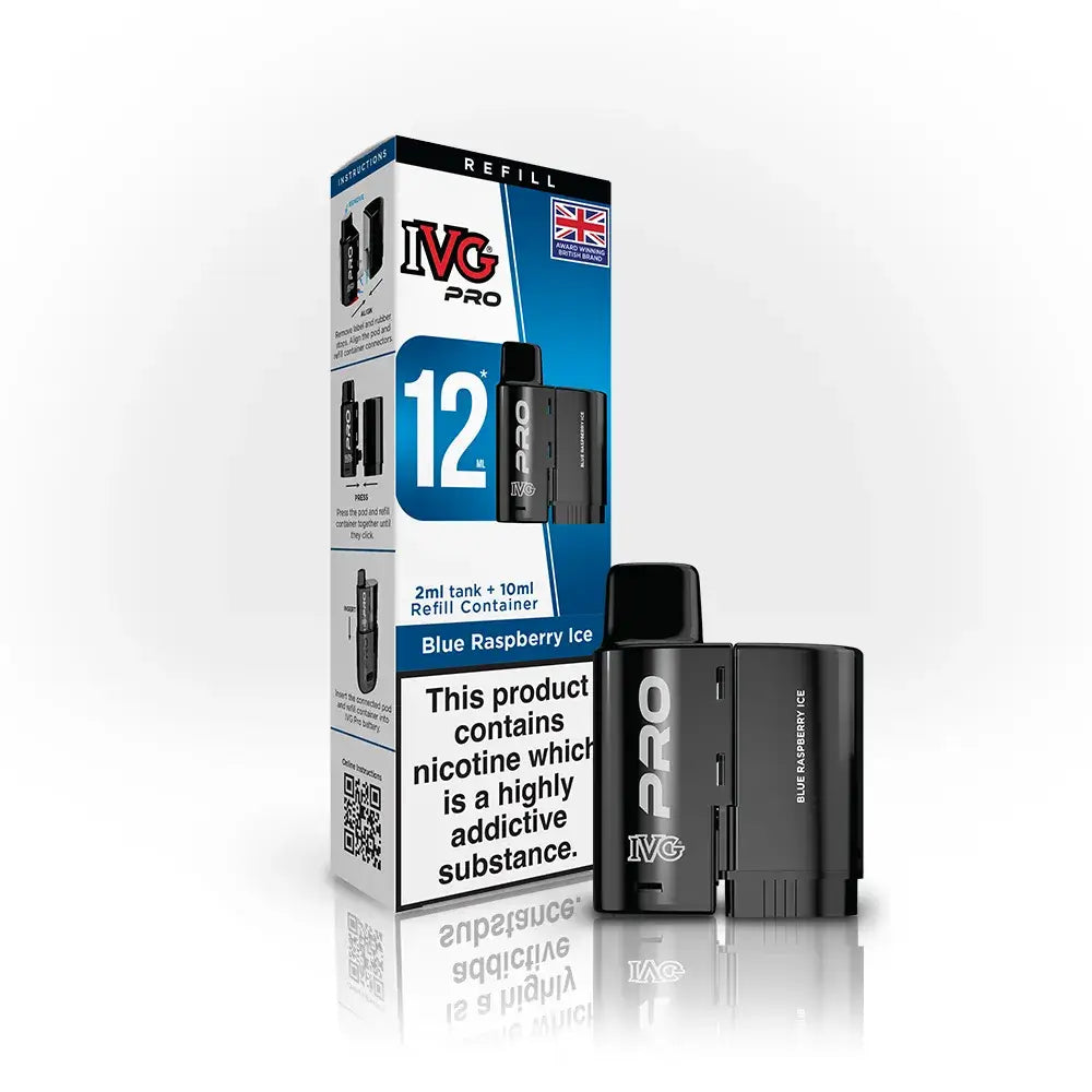 IVG Pro 12 Prefilled Pods | Only £6.99 | Any 3 For £17.99 | only £6.99 | Cheapest Vape Shop in Uk