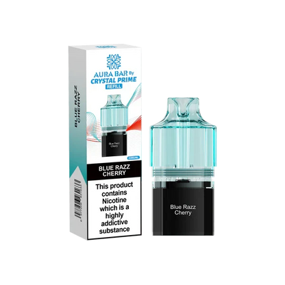 Crystal Prime Aura Bar 10k Replacement Pods - Box of 10 | only £47.25 | Cheapest Vape Shop in Uk