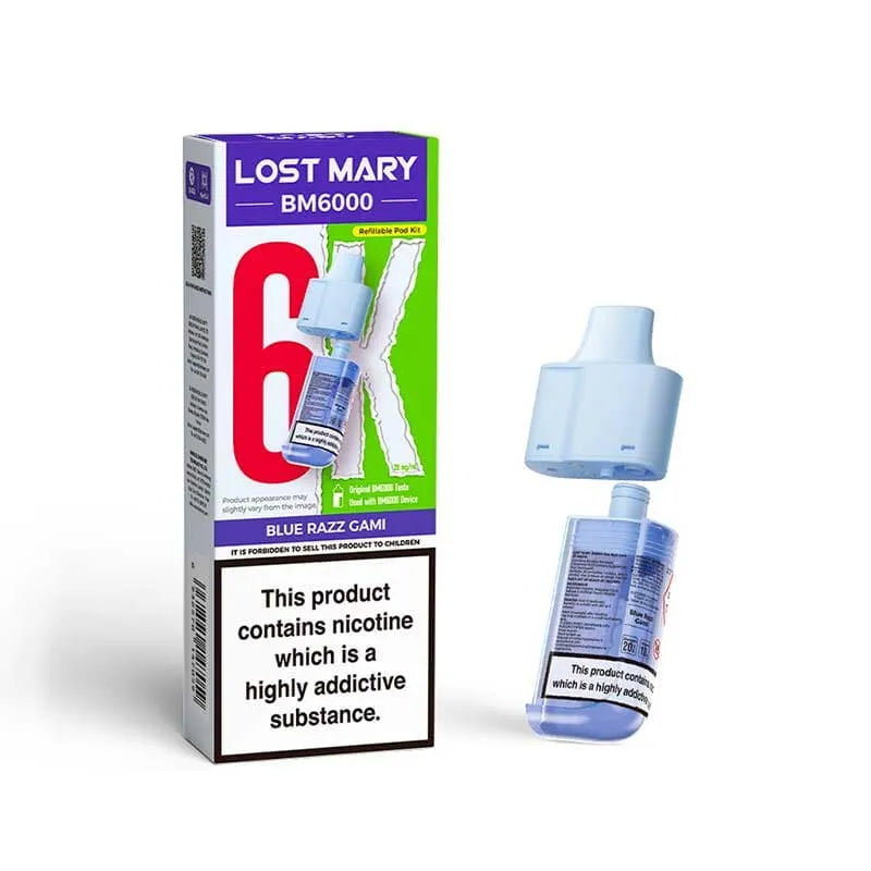 Lost Mary BM6000 Prefilled Vape Pods - Box of 10 | only £52 | Cheapest Vape Shop in Uk