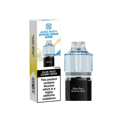Crystal Prime Aura Bar 10k Replacement Pods - Box of 10 | only £47.25 | Cheapest Vape Shop in Uk