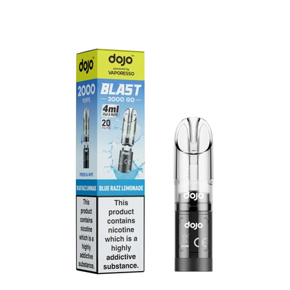 Vaporesso DOJO Blast Go 2000 Prefilled Pods | only £4.49 | Cheapest Vape Shop in Uk