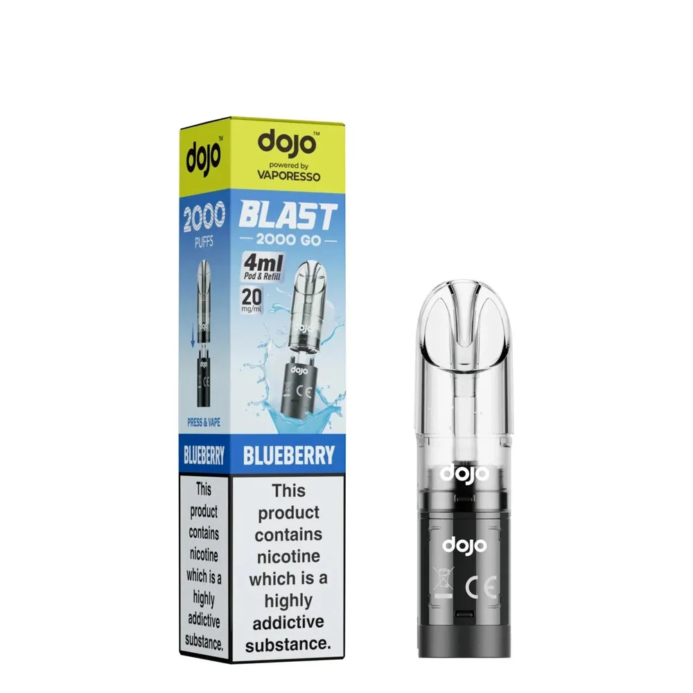 Vaporesso DOJO Blast Go 2000 Prefilled Pods | only £4.49 | Cheapest Vape Shop in Uk