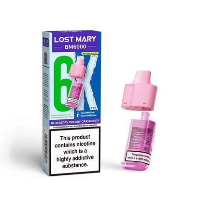 Lost Mary BM6000 Prefilled Vape Pods - Box of 10 | only £52 | Cheapest Vape Shop in Uk